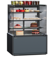 Кондитерська вітрина Quadros Slim Confi 937х800х1400 мм, Modern Expo, для кав'ярні та кондитерської, вбудований агрегат