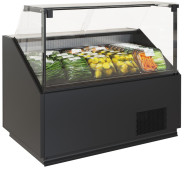 Холодильна вітрина Quadros Slim 1130х937х800 мм, Modern Expo, гастрономічна, середньотемпературна, вбудований агрегат