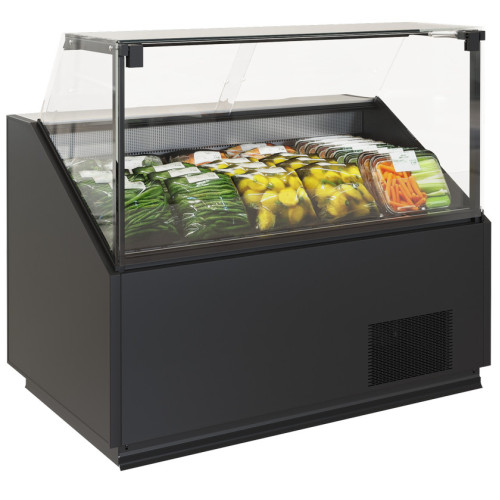 Холодильна вітрина Quadros Slim 1130х937х800 мм, Modern Expo, гастрономічна, середньотемпературна, вбудований агрегат