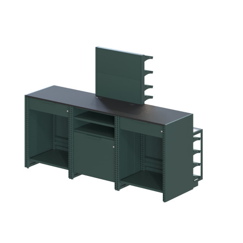 Касовий прилавок PULSAR Modern Expo (тип 1) L-2025 W-560 H-900, з освітленням полиць