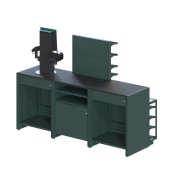 Касовий прилавок PULSAR Modern Expo (тип 2) L-2000 W-560 H-900, з освітленням полиць