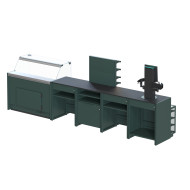 Касовий прилавок PULSAR Modern Expo (тип 4) L-2660 W-560 H-900, з освітленням полиць