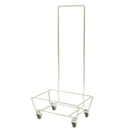 Підставка під кошика на колесах з ручкою