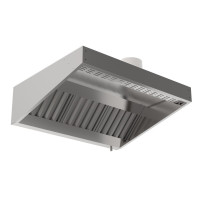 Зонт витяжний пристінний 700x700x350