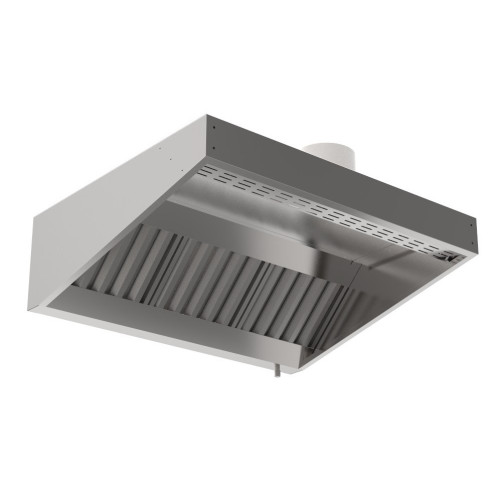 Зонт витяжний пристінний 700x700x350