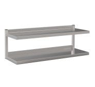 Полиця з нержавійки 400x300x150