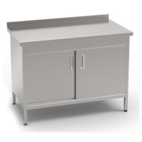 Стол-тумба с раздвижными дверями 1200x600