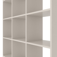 Стеллаж Лофт для книг 1780x1070x290 Меткас, 35 кг на полку, 5 полок, ЛДСП, Кашемир