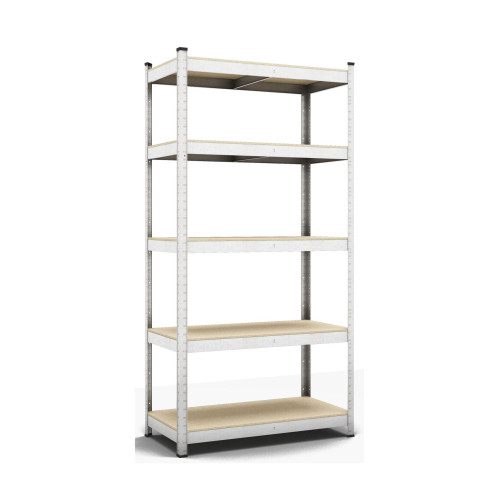 Стелаж Бюджет ОД 2000х1000х500 Меткас 0,8 мм, 150 кг/полицю, 5 полиць, ДСП, оцинкований, металевий