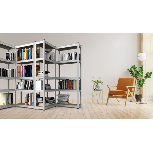 Стелаж SL Бюджет ОМ 1800х1000х300 Меткас, 150 кг/полку, 5 полиць, МДФ, оцинкований, металевий