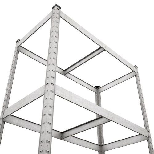 Стелаж SL Бюджет ОМ 1800х1000х300 Меткас, 150 кг/полку, 5 полиць, МДФ, оцинкований, металевий