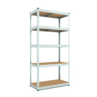 Стелаж SL Бюджет ОМ 1800х1000х300 Меткас, 150 кг/полку, 5 полиць, МДФ, оцинкований, металевий