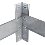 Стелаж Стандарт ОС 2400х1200х400 Меткас, 220 кг/полку, 5 полиць, метал, оцинкований