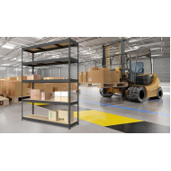 Стелаж Титан КД 3120х1600х600 Меткас, 300 кг/полку, 5 полиць, ДСП, фарбований, металевий