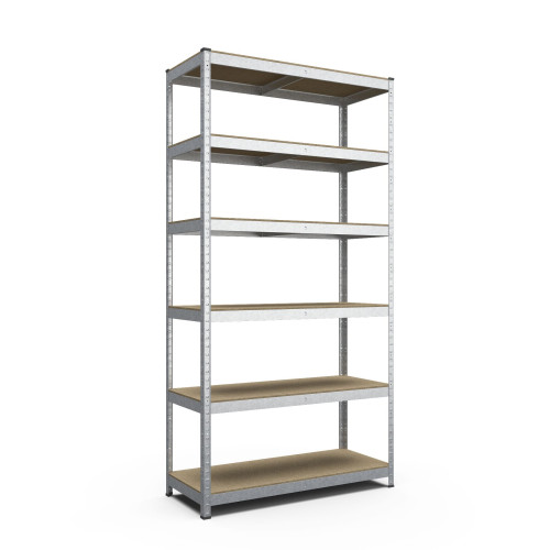 Стелаж Стандарт ОД 2800х1000х600 Меткас, 220 кг/полку, 6 полиць, ДСП, оцинкований, металевий