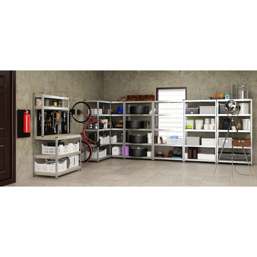 Стелаж Стандарт ОД 2800х1000х600 Меткас, 220 кг/полку, 6 полиць, ДСП, оцинкований, металевий