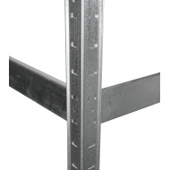 Стелаж Стандарт ОД 2800х1000х600 Меткас, 220 кг/полку, 6 полиць, ДСП, оцинкований, металевий