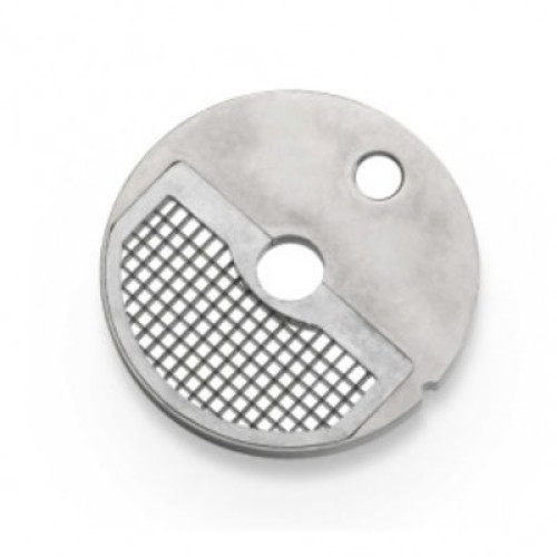 Диск для кубиков 8х8х8 мм SIRMAN для SIRMAN TM INOX, алюминиевый, ножи AISI 420, 215х230х40 мм, для овощей, фруктов, мяса