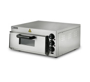 Піч для піци Hurakan HKN-MD1 1 рівень, 300°С, камінь для випічки, електромеханічне керування, 2кВт 220В, настільна, 560×485×265 мм