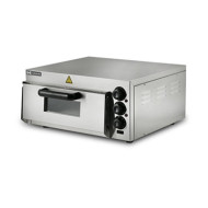 Печь для пиццы Hurakan HKN-MD1 1 уровень, 300°С, камень для выпечки, электромеханическое управление, 2кВт 220В, настольная, 560×485×265 мм