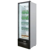 Hurakan HKN-BC258 холодильна шафа 258 л, скляні розпашні двері, подвійне загартоване скло, R290, +2…+8 °C, 550×596×1801 мм, 3 полиці