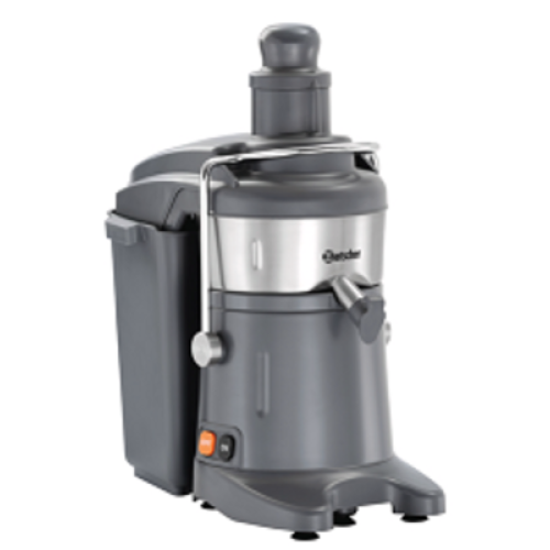 Соковыжималка Bartscher Power fresh для фруктов и овощей, шахта XXL 80 мм, сито нерж. сталь, емкость мякоти 7 л, 260×450×505мм, пластик/нерж