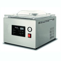 Вакуумний пакувальник APACH AVM 254, насос 4 м3/год, запайка 260 мм, макс шир. 250 мм, камера 353×271×160 мм, габ. 357×489×328, 220В 0.29 кВт