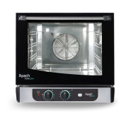 Конвекційна електропіч apach ad44m 4 рівні gn2/3 600х709х577 мм з інжекторним зволоженням для ресторанів та пекарень