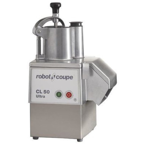 Овощерезка Robot Coupe CL 50 E Ultra 380, 0,55 кВт, 150 кг/ч, 375 об/мин, Ø58 мм, нерж. сталь, 380 В, 380×305×595 мм