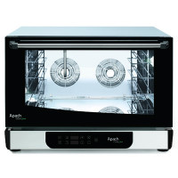 Піч конвекційна apach ad46di eco 4 рівні GN1/1+600x400 мм, електронне управління, парозволоження, 220/380 В, для пекарні та ресторану