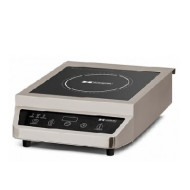 Індукційна плита HURAKAN HKN-ICF35T 3500 Вт, 1 конфорка, сенсорне упр., нерж. сталь, 340×460×130 мм, діам.250 мм, 60–280°С, таймер 24г
