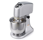 Планетарний міксер SIRMAN Plutone 7 л, чаша з нержавіючої сталі, вінчик гак лопатка, підйомна головка, 75–660 об/хв, 240×410×437 мм, 0,28 кВт
