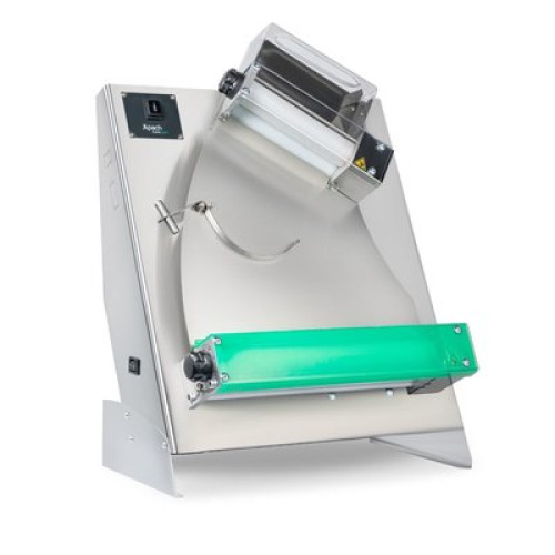 Тісторозкатка для піци APACH ARM 310, 80–120 г (діам. 14–30 см), корпус нерж. сталь, вали полікарбонат, 475×375×660 мм, для піцерій