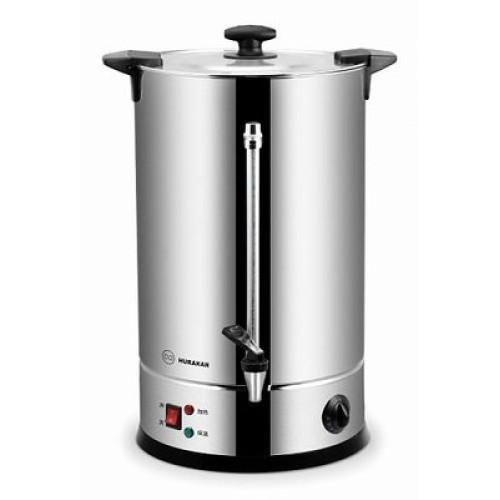Електричний кип'ятильник Hurakan HKN-HVB12 9 л, нерж. сталь, подвійні стінки, регул. 30–100°С, індикатори, 265x265x390 мм, 1,8 кВт, 220 В