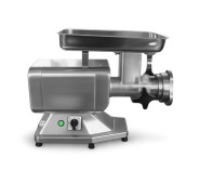 М'ясорубка HURAKAN HKN-22S 300 кг/год, 3ф 380 В, система Unger, алюм., нерж. частини, решітки Ø4,5/8 мм, 602×454×262 мм, реверс, для виробництв