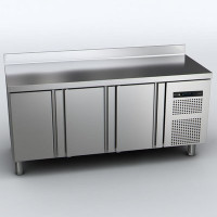 Морозильний стіл Fagor MFN-180 3-дверний, 460 л, -17…-21°C, ППУ 50 мм, газ R-290, бортик 100 мм, 1792×700×850(950) мм, для професійної кухні