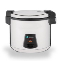 Рисоварка HURAKAN HKN-SR180, професійна 8 л (2–9 кг), корпус нерж. сталь, чаша алюм. з антиприг. покриттям, 445×445×418 мм, 1,95 кВт, 220 В