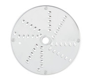 Диск-терка 4 мм з нержавіючої сталі для овочерізки robot coupe cl 50-60, для нарізки овочів і фруктів, змінний, сріблястий