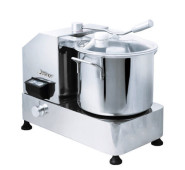 Кутер hurakan hkn-cl12 12 л, нержавіюча сталь, електричний, 1000-2500 об/хв, для фаршу, промисловий, 385x570x532 мм