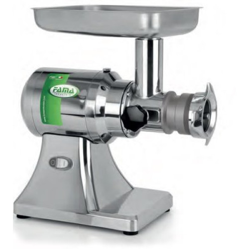 Мясорубка FAMA TS 22 1/2 унгер, однофазная 220 В, 1,1 кВт, 250 кг/ч, решетка 6 мм, реверс, металл, 240×440×510 мм, для ресторанов и цехов