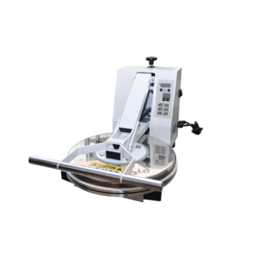 Прес для піци Hurakan HKN-PPR18, 450 мм, регулювання товщини тіста, 3,3 кВт, до 105 °C, габарити 470×470×765 мм, висота 857 мм, вага 52 кг