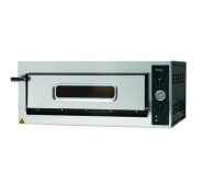 Піч для піци Apach AML4X на 4 піци, діаметр 36 см, камера 720×720×140 мм, шамот 18 мм, 6 кВт, для піцерій, 400 В 3Ф, 50–500 °C