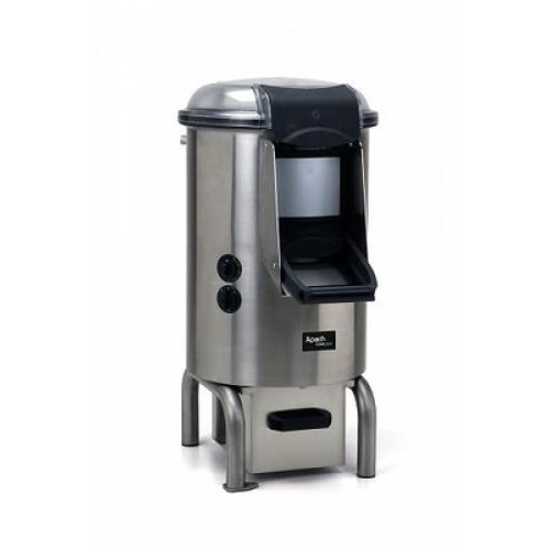 Картоплечистка APACH APP 10 10 кг, 300 кг/ч, корпус нерж. сталь, прозрачная крышка, контейнер для мезги, 530х660х850 мм, 3Ф, 0,55 кВт