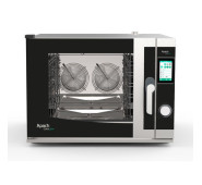 Пароконвектомат APACH AP5QT, 5 уровней GN1/1, 5-дюйм. сенсор, пар/конвекция/комбин., USB запись, по авт. мойка, термощуп, 10,5 кВт, 937×821×715 мм