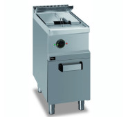 Фритюрниця електрична APACH APFE-47P/PL 13 л, нержавіюча сталь 1,5 мм, 9 кВт 380 В, ванна 280×340×240 мм, холодна зона, термостат 90–190 °C