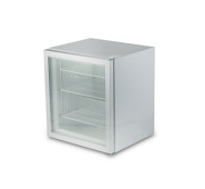 Барна морозильна шафа HURAKAN HKN-UF100G 88 л -15…-22°C скляні двері ел.термостат підсвітка алюм.камера білий 595×520×695 мм для барів