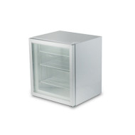 Барна морозильна шафа HURAKAN HKN-UF100G 88 л -15…-22°C скляні двері ел.термостат підсвітка алюм.камера білий 595×520×695 мм для барів