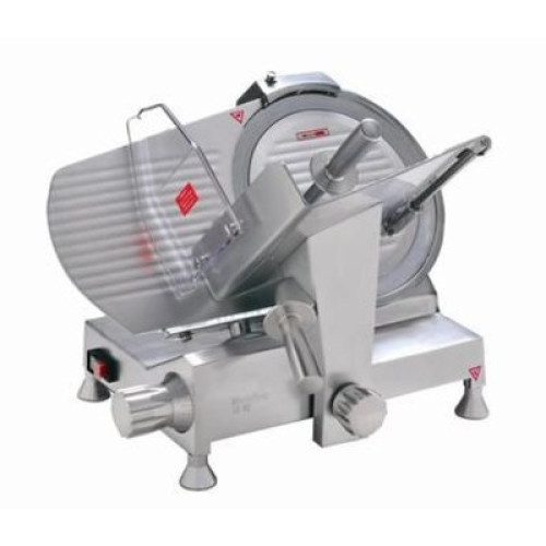 Слайсер HURAKAN HKN-HM300L 300 мм, алюмінієвий корпус, товщина 0,2–15 мм, вбудована точилка, 220 В, 615×535×505 мм, для магазинів/ресторанів