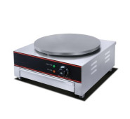 Млинниця HURAKAN HKN-CSE400P 400 мм одинарна 3,5 кВт 220 В, антипригарне покриття, терморегулятор 50–300°С, зі шпателем, 490×450×230 мм