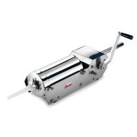 Ковбасний шприц SIRMAN IS 8, 8 л горизонтальний для виробництва ковбас, Ø155 мм, насадки Ø10/18/25, нерж. сталь AISI 304, 660×220×200 мм